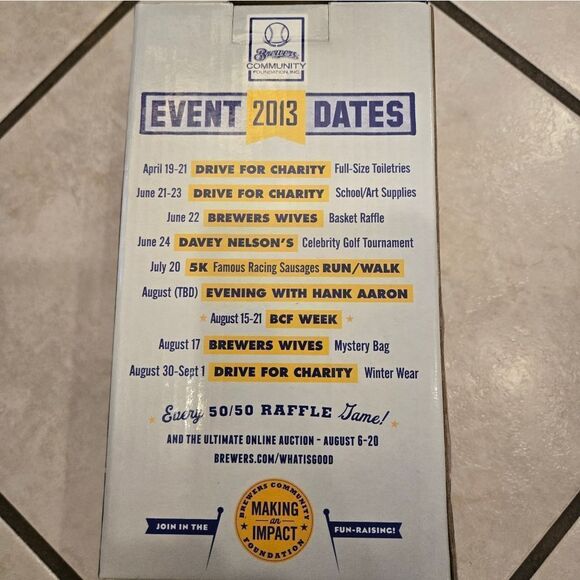 Norichika Aoki Brewers Bobblehead Collectible 2013 Limited Edition NWT - Picture 4 of 6